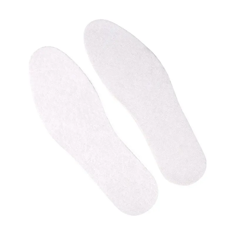 SEMELLES COTON EPONGE TAILLE 42-43 BLANC