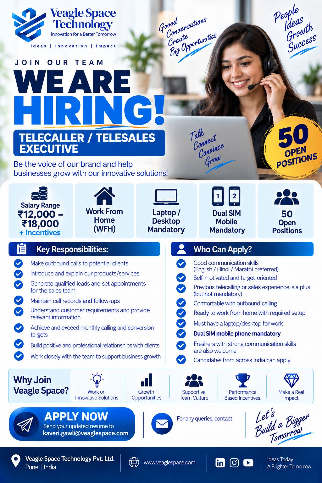 Telecaller / Telesales Executive