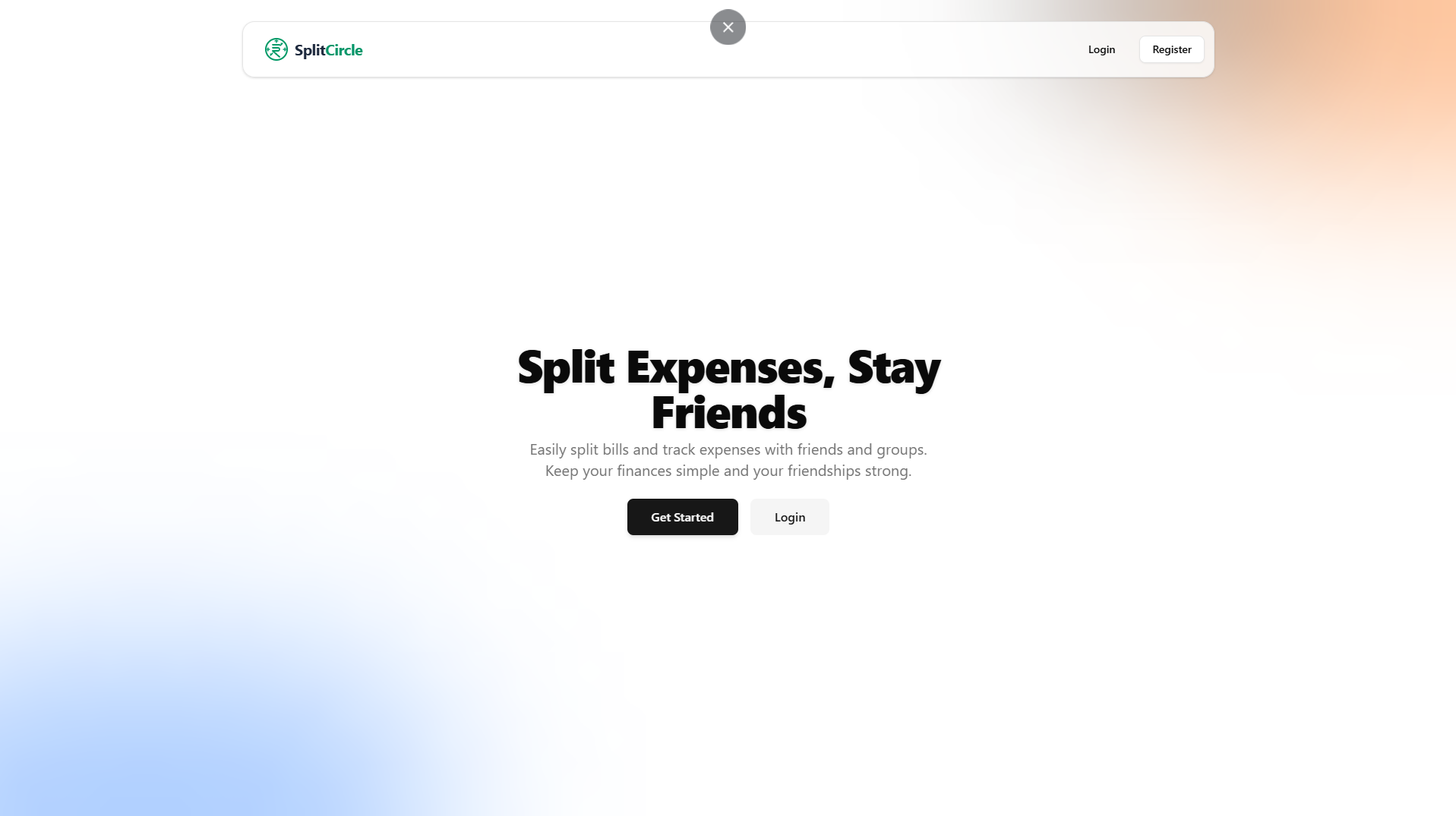 SplitCircle Website