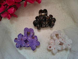 FLOWER CLIP-3PIECES