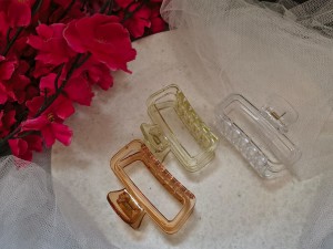 TRANSPARENT BIG CATCH CLIPS-3PCS