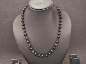 BLACK BEADS BABY CHAIN