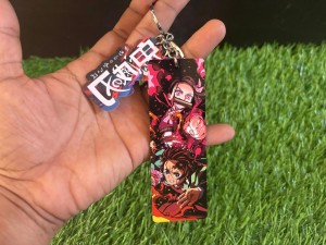 TANJIRO AND NEZIKO ARCYLIC KEYCHAIN