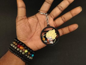 drogon ball z spinner keychain