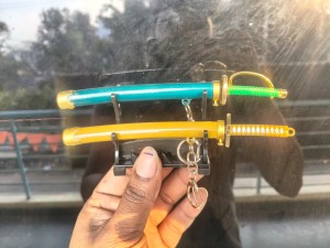 2 PIECE KATANA WITH STAND