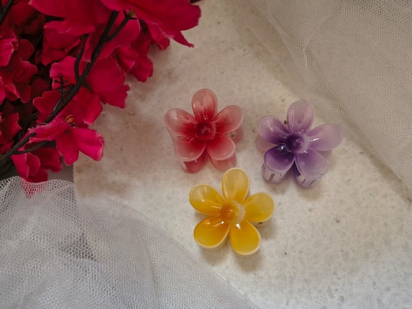 FLORAL CLIPS-3PCS