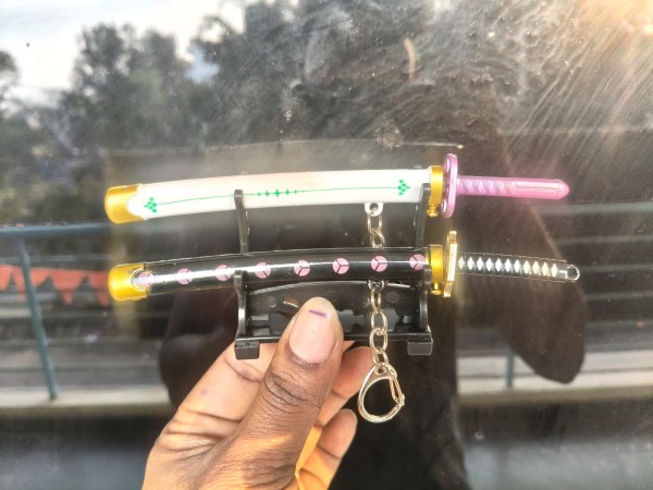 2 PIECE KATANA WITH STAND