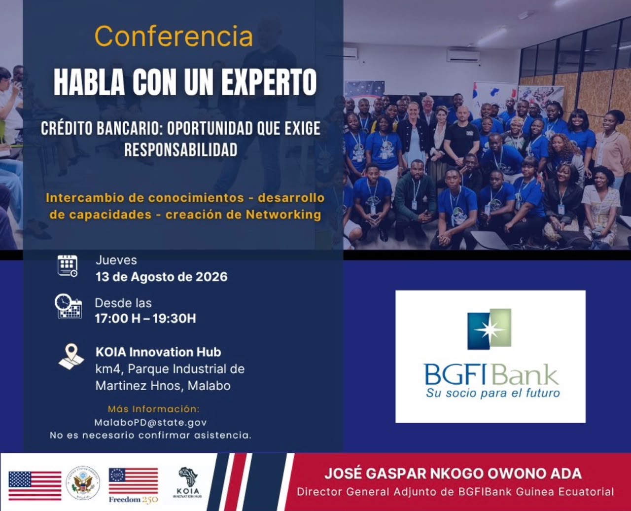 La Embajada de los Estados Unidos en Malabo, a través del American Corner, organiza una nueva edición de “Habla con un Experto”