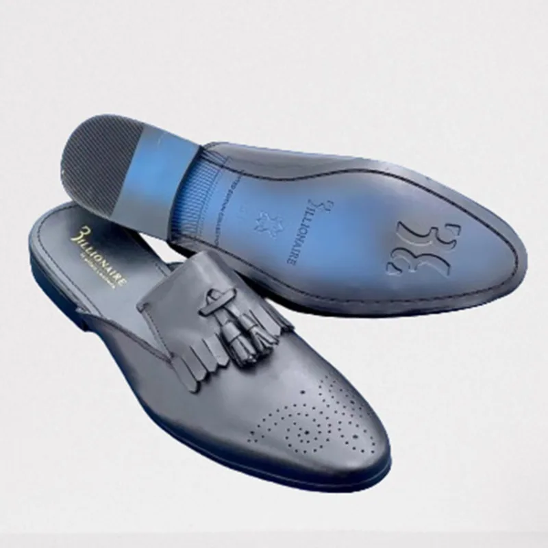 Billionaire Tassel mules - Urbantreks 