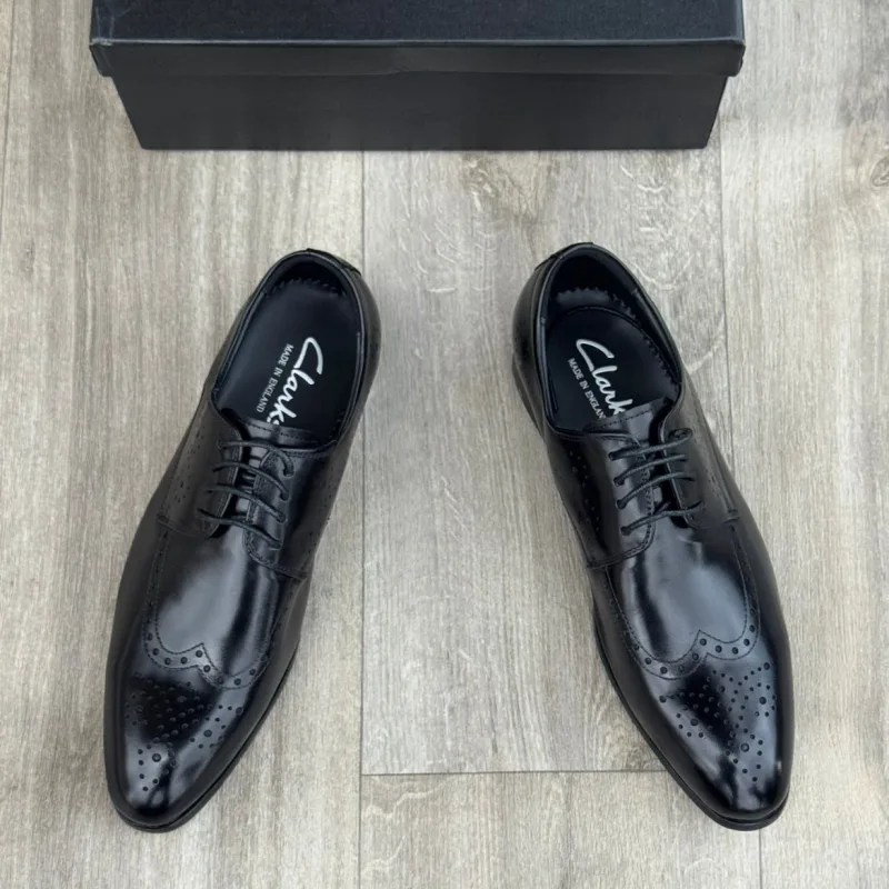 Leather Clarks Formal Oxford Shoes Leather Clarks Formal Oxford Shoes - Urbantreks