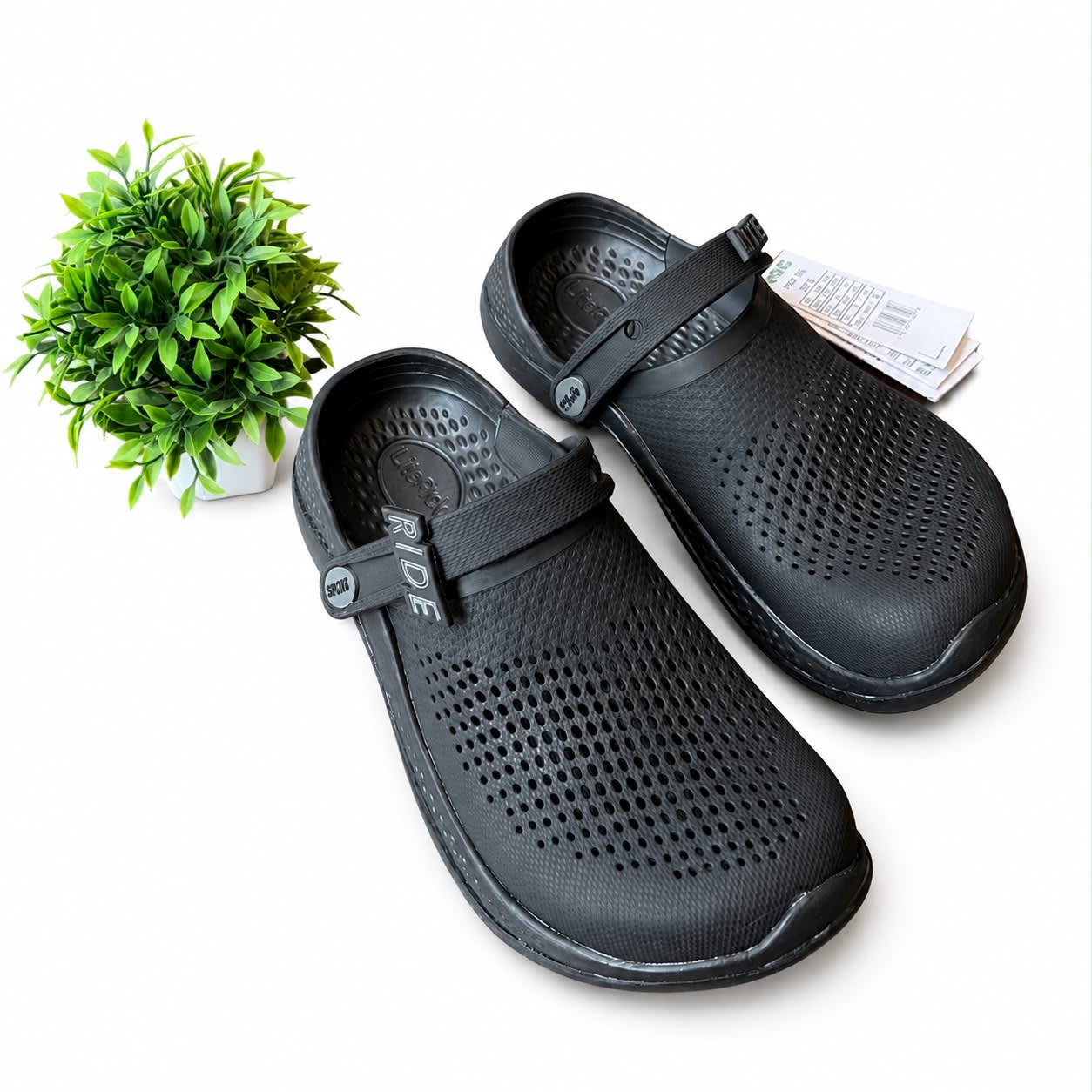Premium All-Black Ultra-Lightweight Breathable EVA Clogs 2
