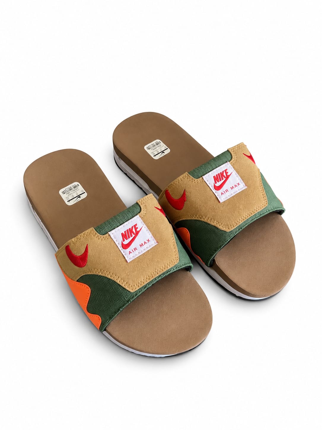 Men's Stylish Multi-Color Comfort Cushion Casual Slides 1