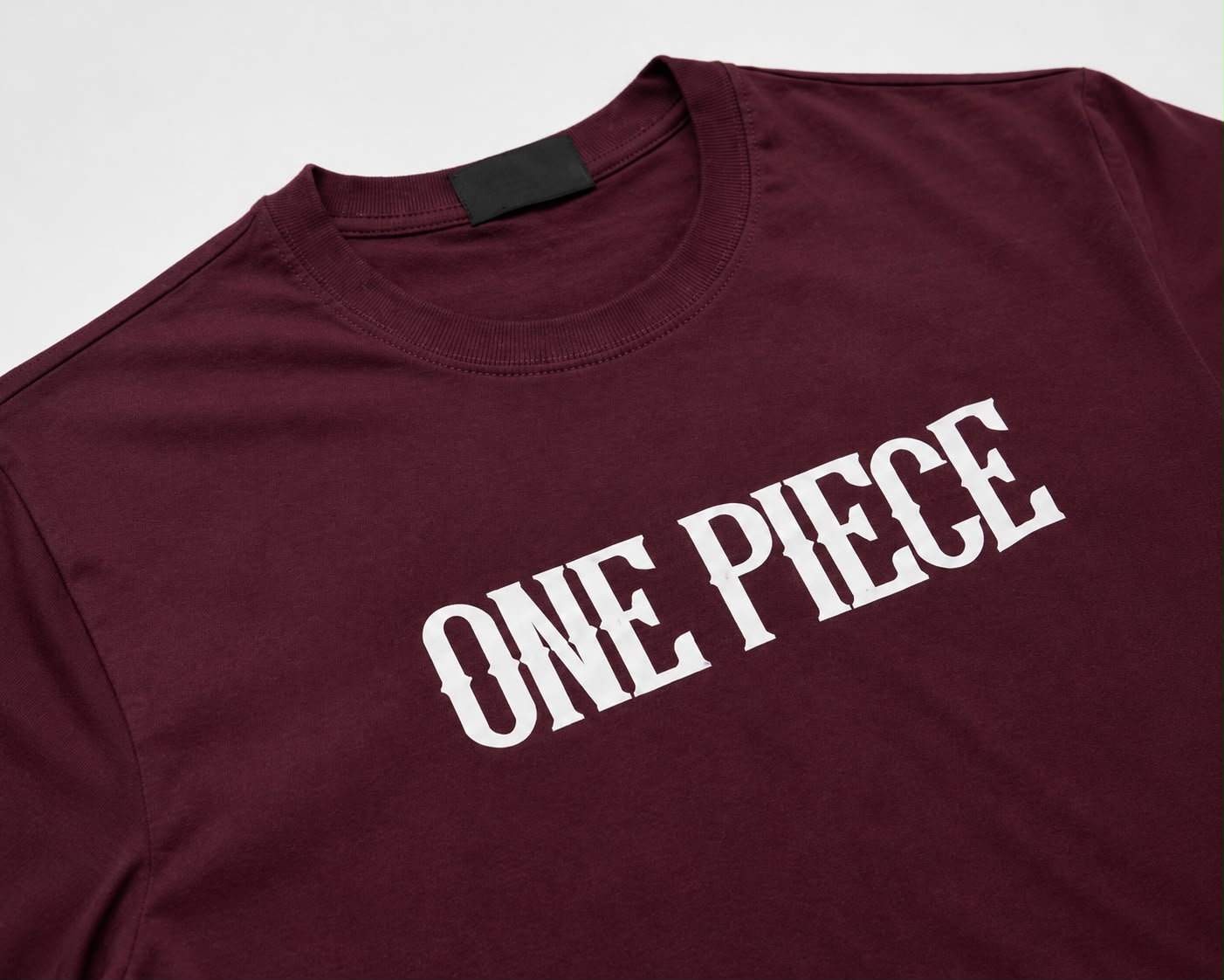 Premium Maroon Printed Round Neck Short Sleeve Cotton T-Shirt 2