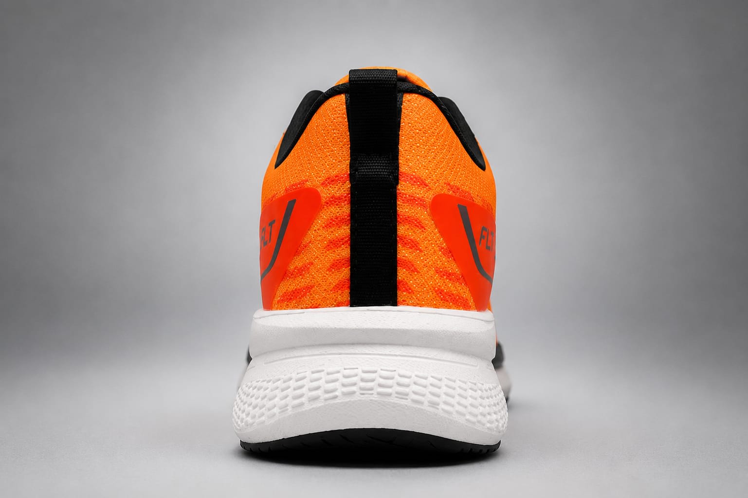 Men's Premium Vibrant Orange & Black Lightweight Running Sports Shoes 3
