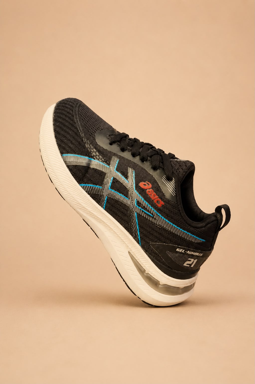 Men's Premium Black Mesh Lightweight Running Shoes 1