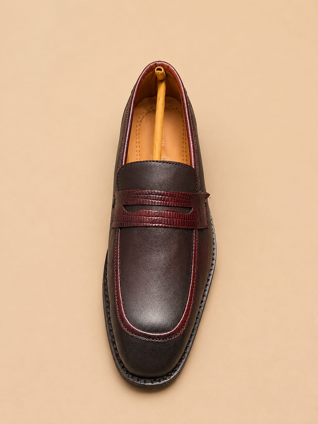 Men's Premium Brown Leather Penny Loafers 2