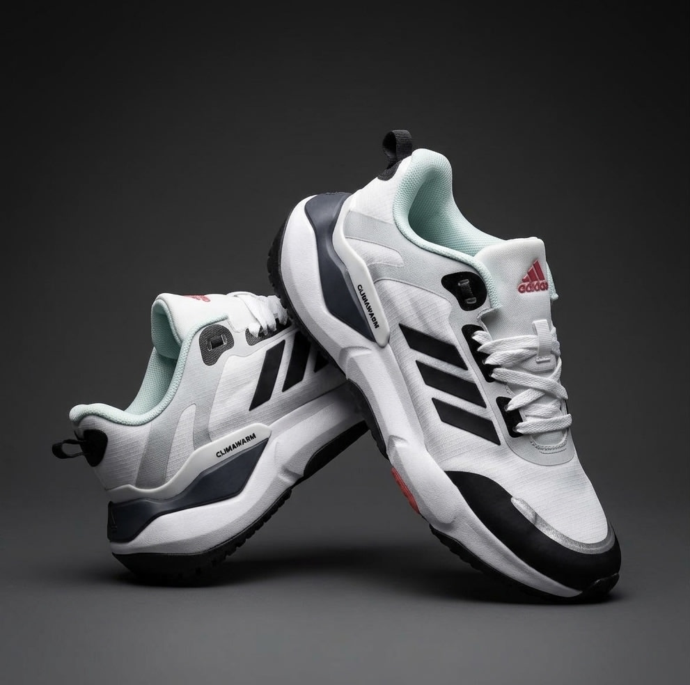 Men's Premium White & Black Outdoor Sports Shoes 3