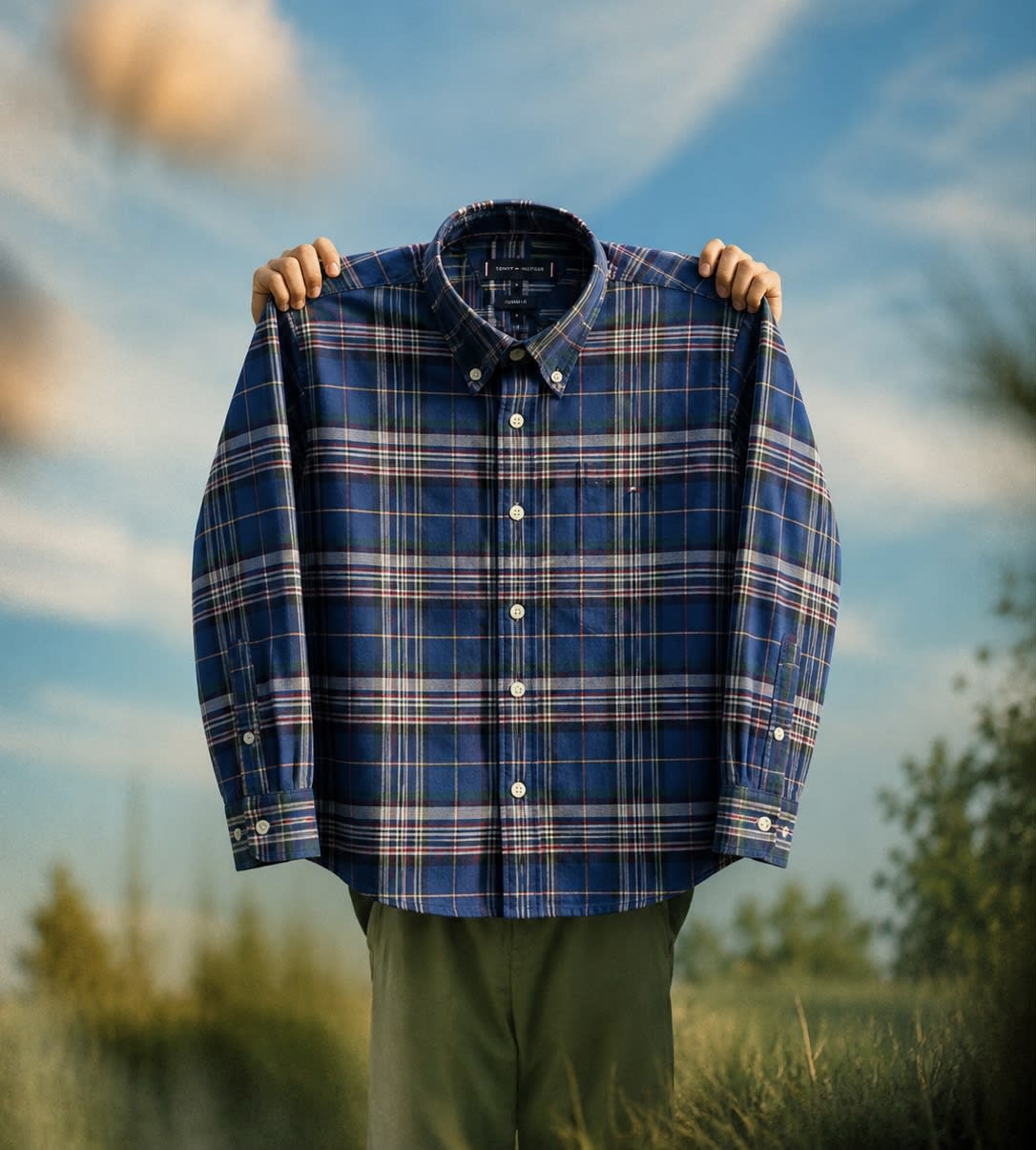 Men's Premium Blue Plaid Full Sleeve Casual Shirt 2
