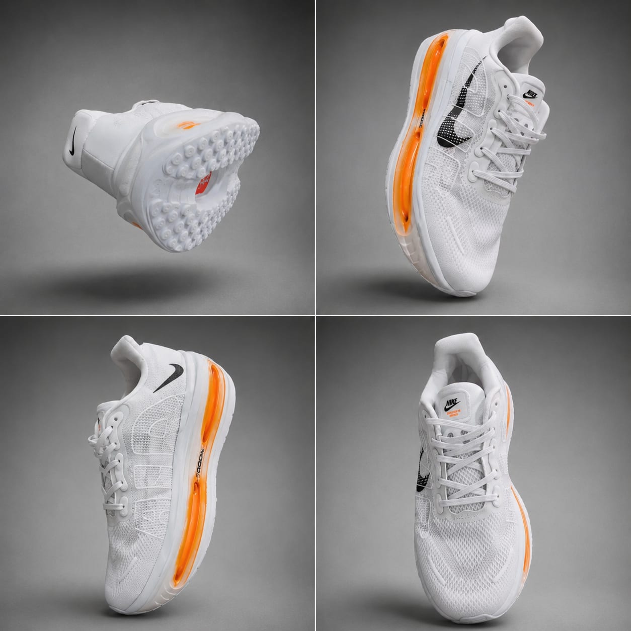 Men's Premium White Air-Cushioned Mesh Running Shoes 1