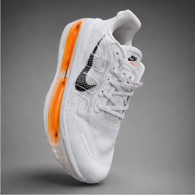 Men's Premium White Air-Cushioned Mesh Running Shoes 3