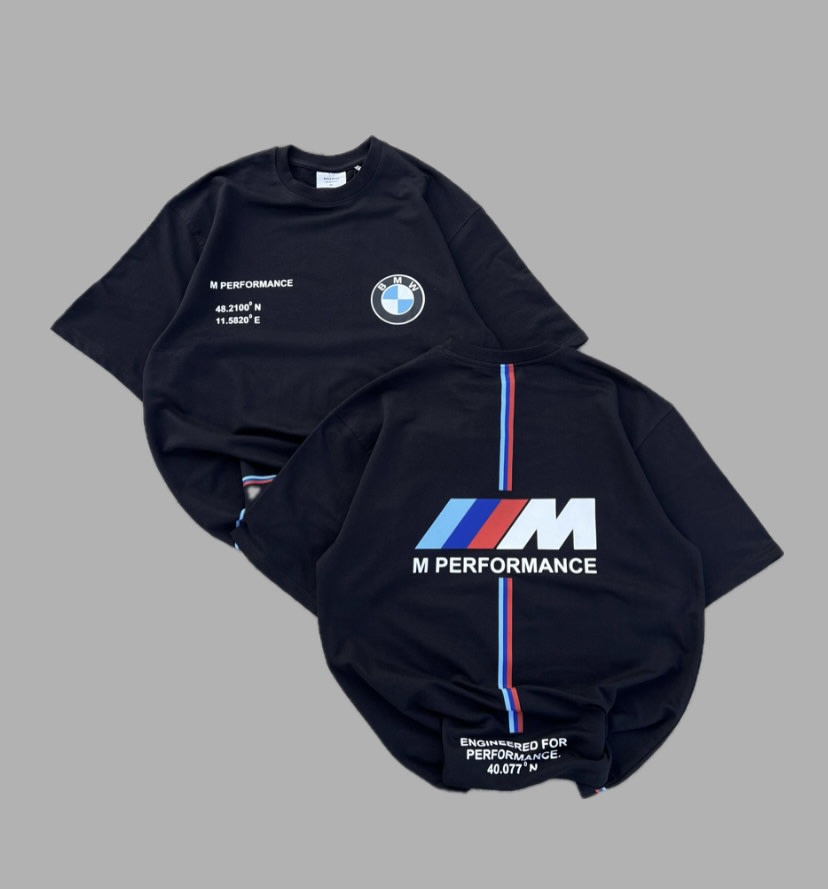 Unisex Premium Black Motorsport Graphic Oversized T-Shirt 1