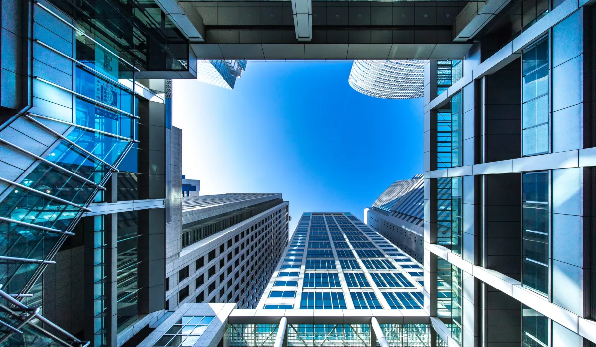 Look up image of architecture in Tokyo