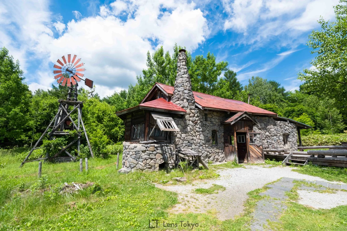 A famous television drama set called Goros Stone House in Hokkaido, Japan