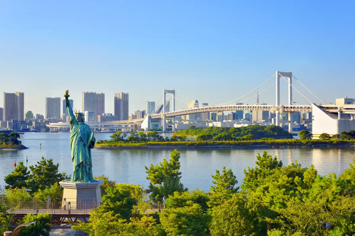 odaiba marine park Tokyo Bay beach park