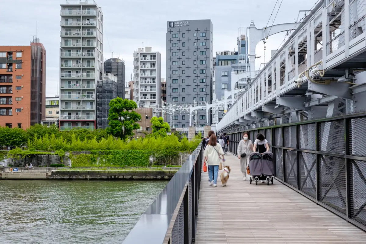 Sumida River Walk - Tokyo Skytree to Asakusa walk