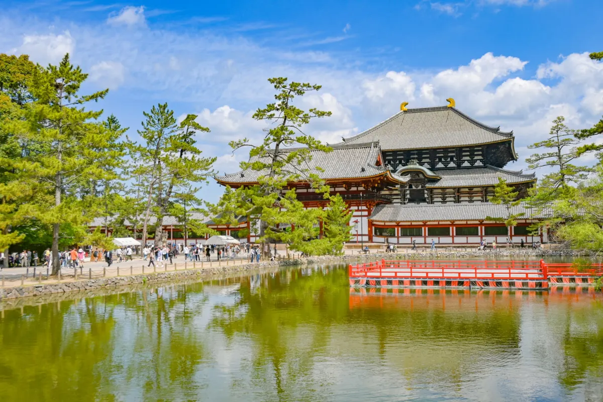 Tōdai‑ji Temple UNESCO World Heritage - Nara Park temple and deer