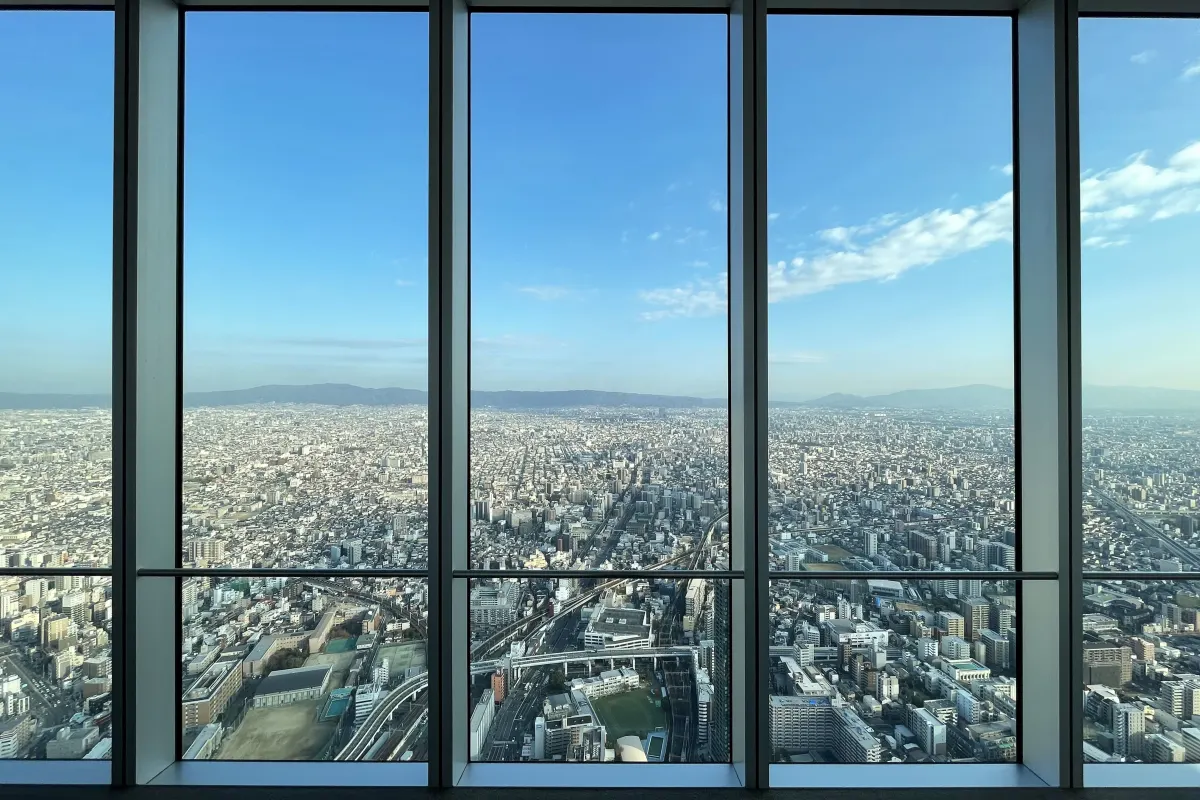abeno harukas 300 observatory osaka - tallest building osaka observation deck