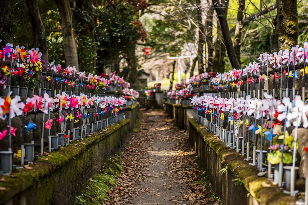Sacred spot for parents and children in Zojoji Tokyo