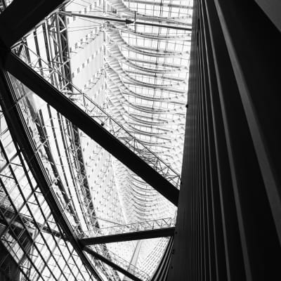 Modern architecture of Tokyo International Forum