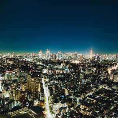 Yebisu or Ebisu Garden Place Tower cityscape view point