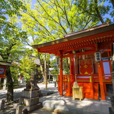 Yasui Konpiragu Shrine Kyoto - Enkiri Enmusubi stone