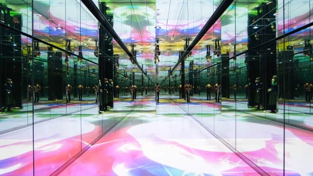 Colorful, interactive and photogenic display in Tokyo