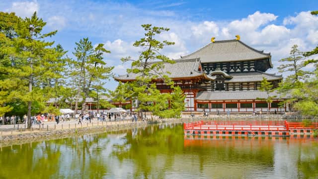 Tōdai‑ji Temple UNESCO World Heritage - Nara Park temple and deer