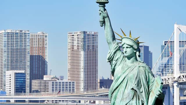 Odaiba Statue of Liberty in Tokyo - a peaceful retreat photo spot