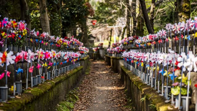 Sacred spot for parents and children in Zojoji Tokyo