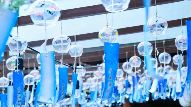 Minase Shrine Osaka - wind chimes photogenic temple