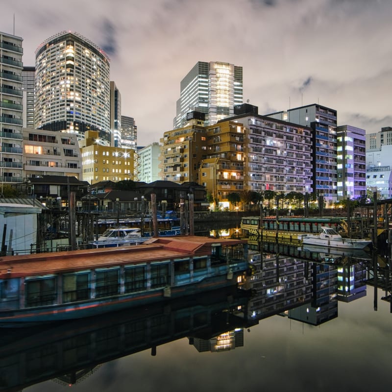 Shinagawa Ura Harbor a historic harbor and waterfront in Tokyo