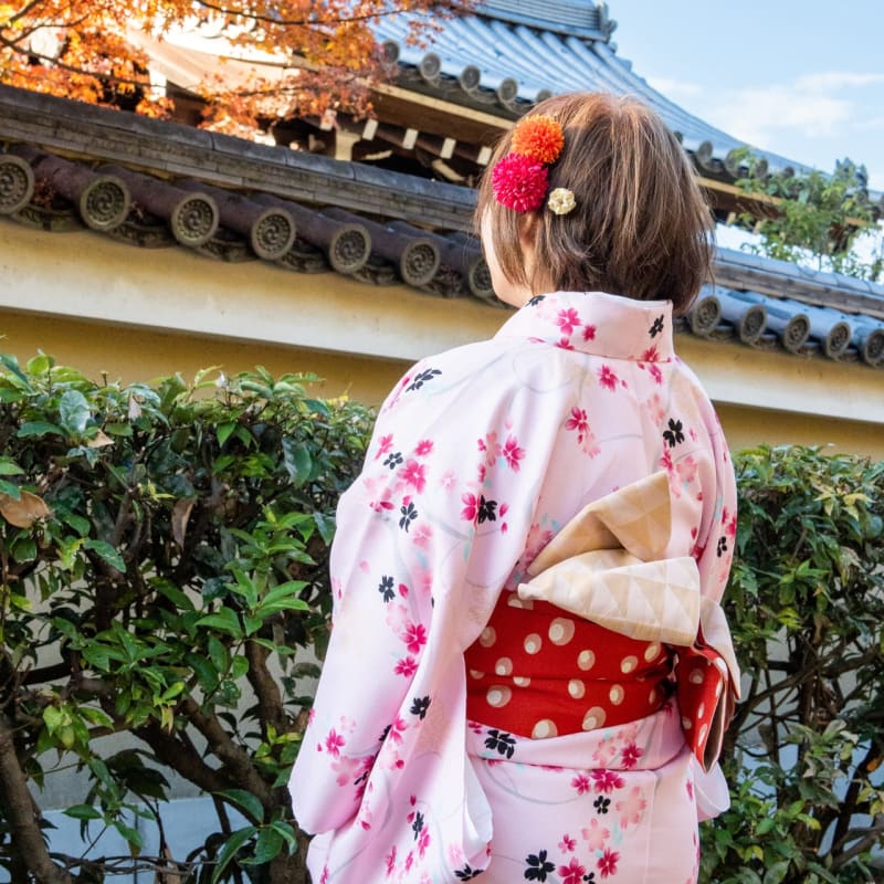 Traditional Zen temple buildings and landscaped gardens at Kennin-ji Temple in Kyoto