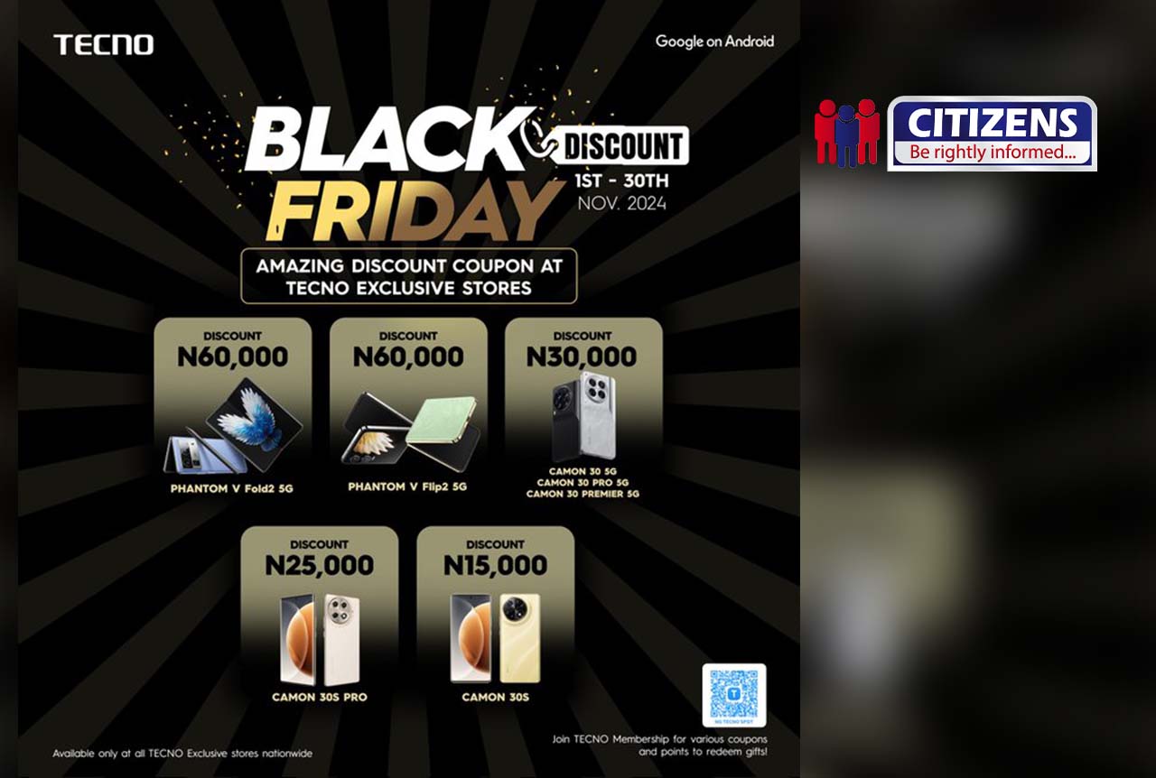 TECNO Mobile Nigeria Announces Black Friday Blowout with Major Discounts on CAMON and PHANTOM Devices!