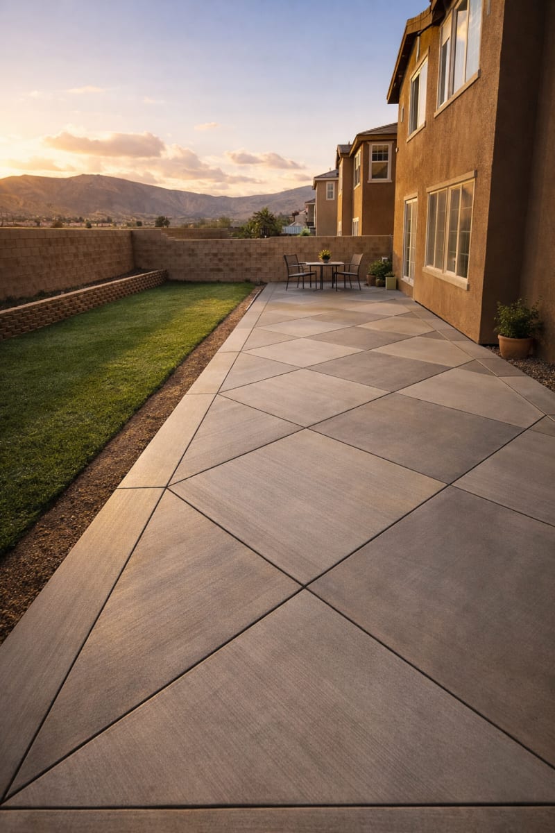 Concrete Patio, after