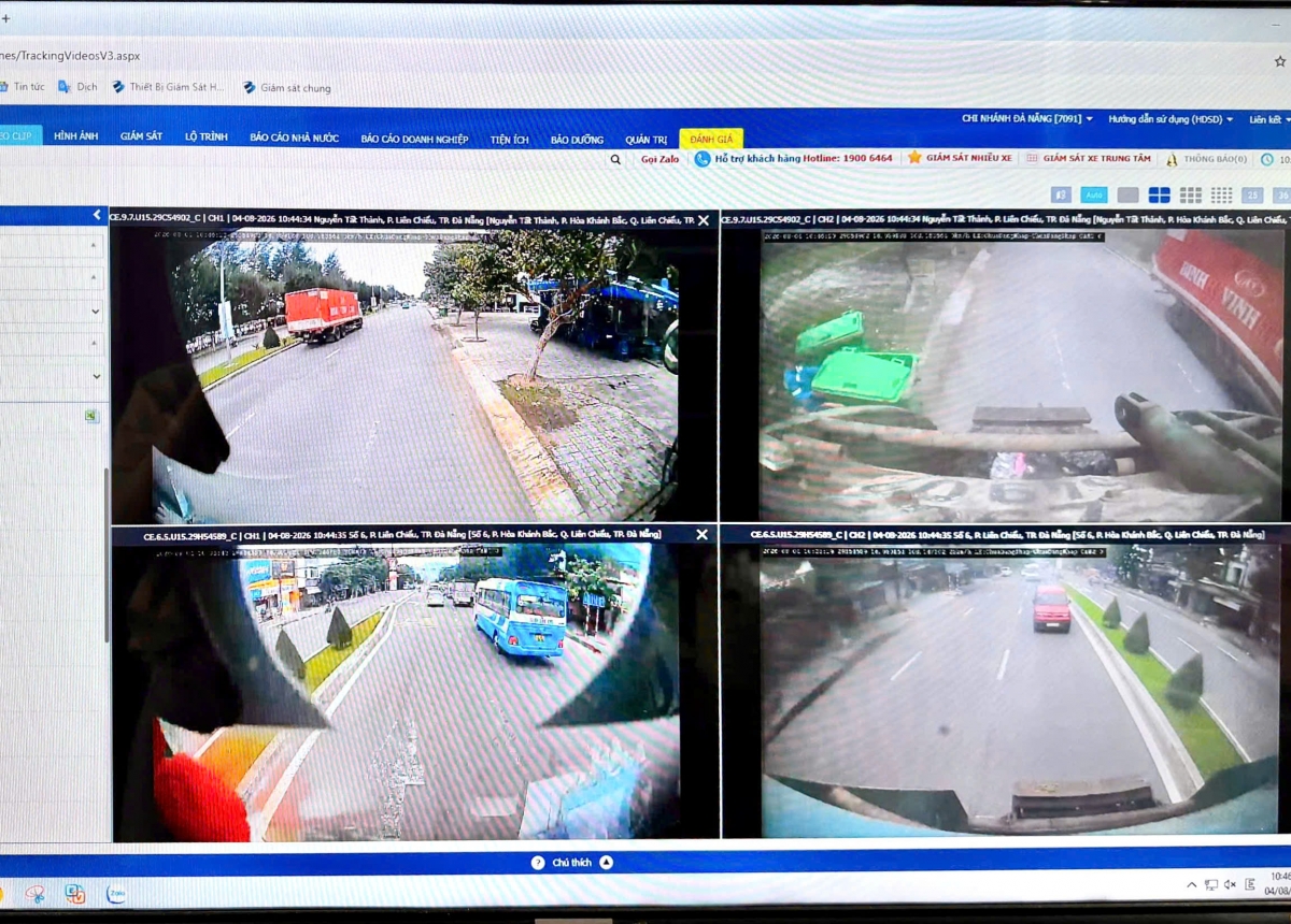 Lộ trình của các xe thu gom rác được giám sát theo thời gian thực thông qua hệ thống GPS tích hợp trong phần mềm điều hành trung tâm của Urenco 15