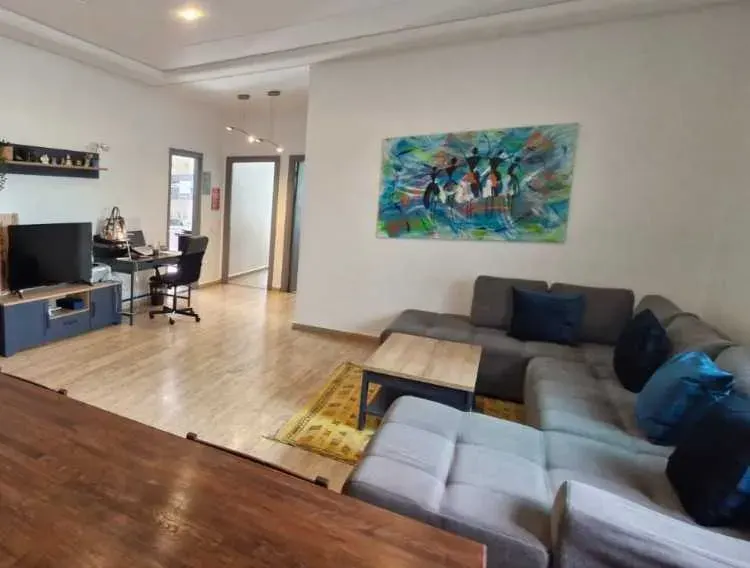 Canapé Salon Gris en U - Convertible en Lit - image 2