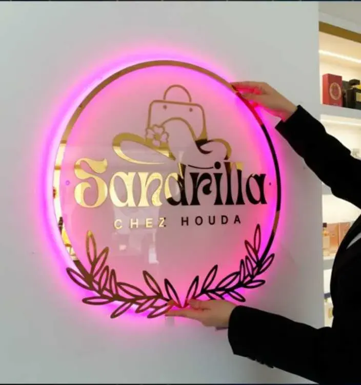 لوغوات مضيئة مخصصة للبراند (Logos Lumineux Personnalisés) - image 1