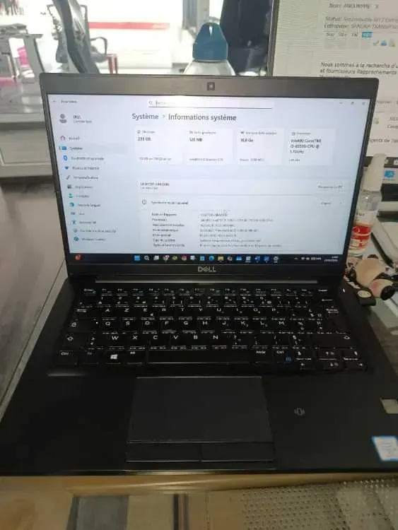 Dell 7390 core i5 / tactile