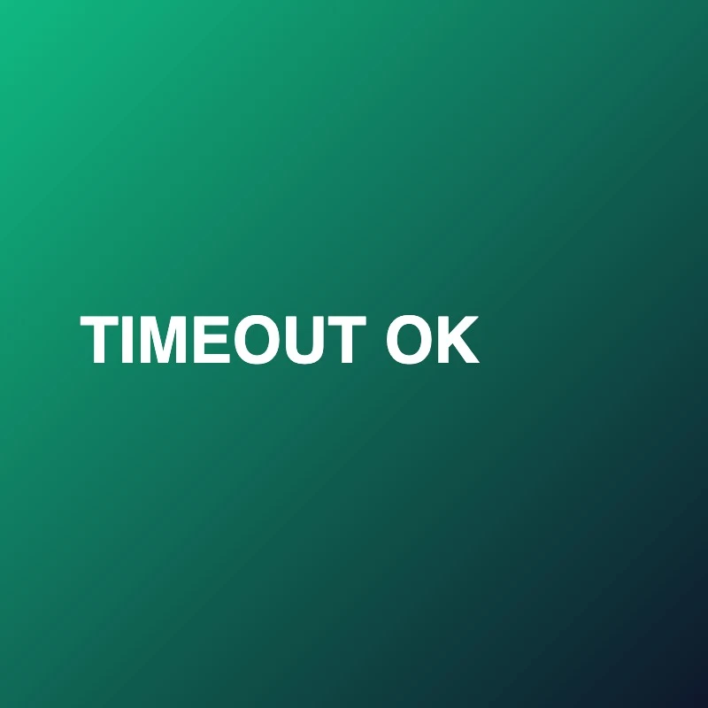 Timeout OK - Stylish Gradien