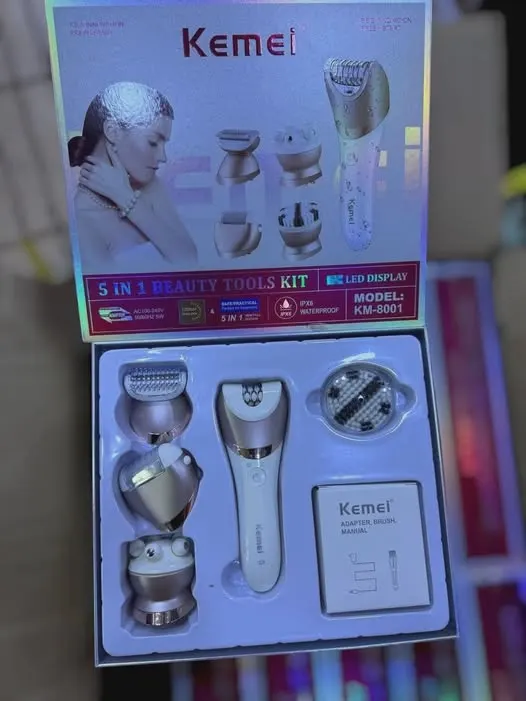 Kemei 5 in 1 KM-8001 الجهاز الاحترافي